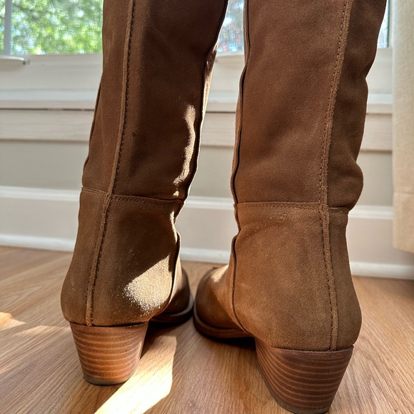 Free People Brown Boots Suede Western Style - Picture 7 of 10